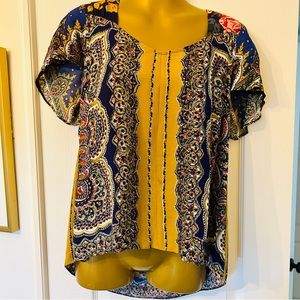 Anthropology beautiful floral top